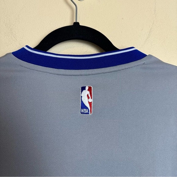 Adidas NEW Men's NBA Swingman Alternate Gray Jersey  Shirt Brooklyn Nets Medium - Picture 6 of 11